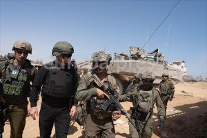 Israeli Minister of Defense Yoav Gallant visits troops in Rafah
